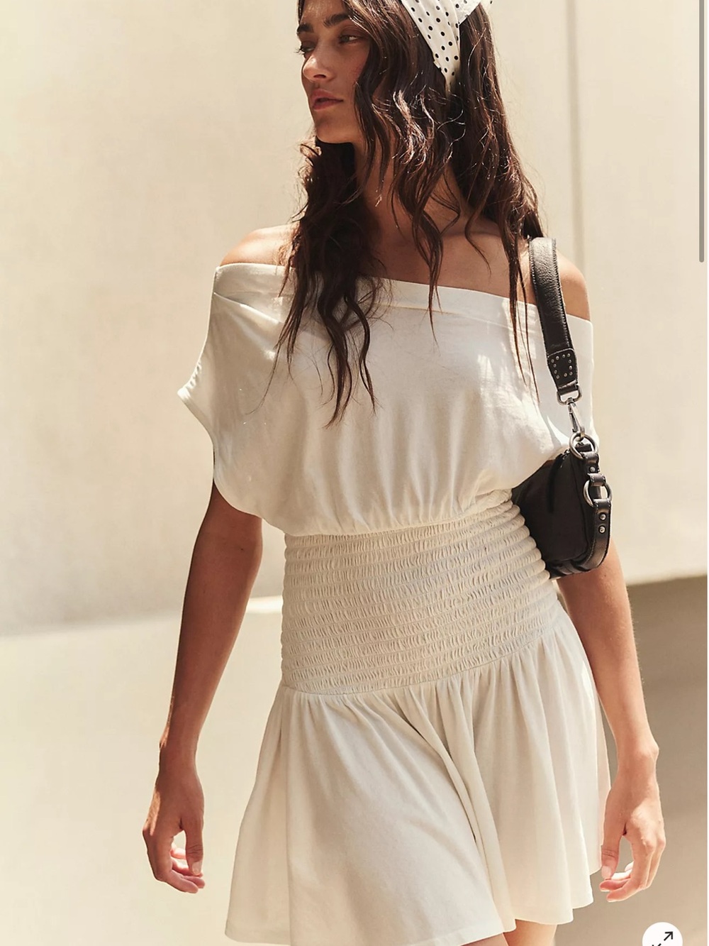 Free People White Scorching Hot Mini Dress Size M NWT